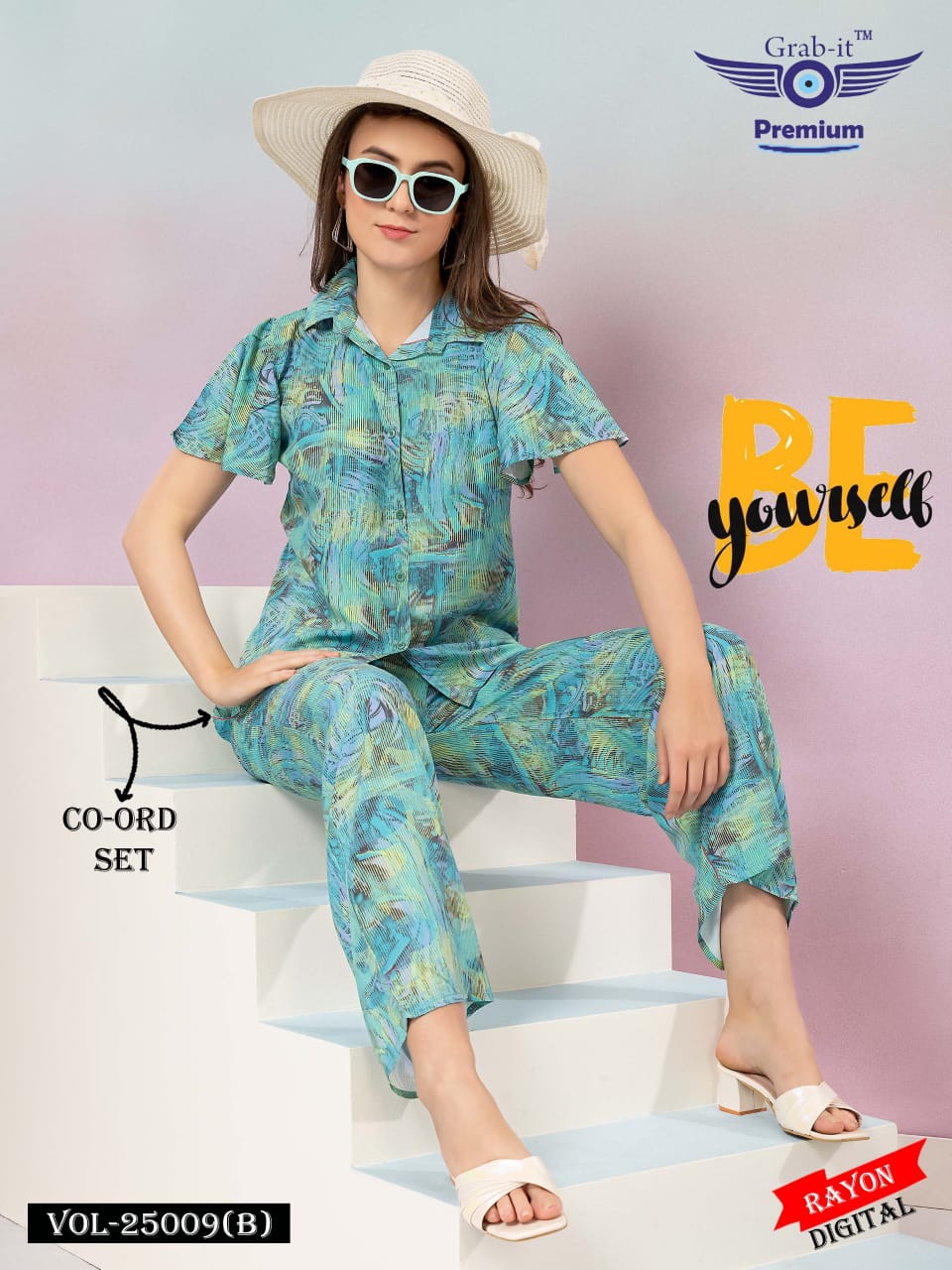 25009 B Grab It Rayon Co Ord Set Exporter Gujarat