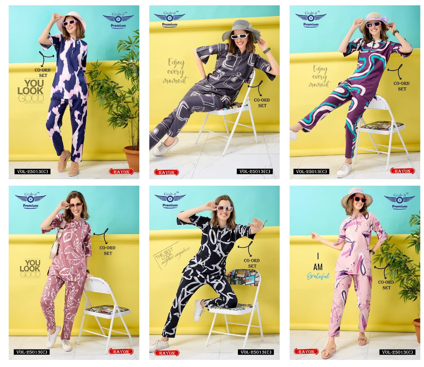 25013 C Grab It Heavy Rayon Co Ord Set Supplier Ahmedabad