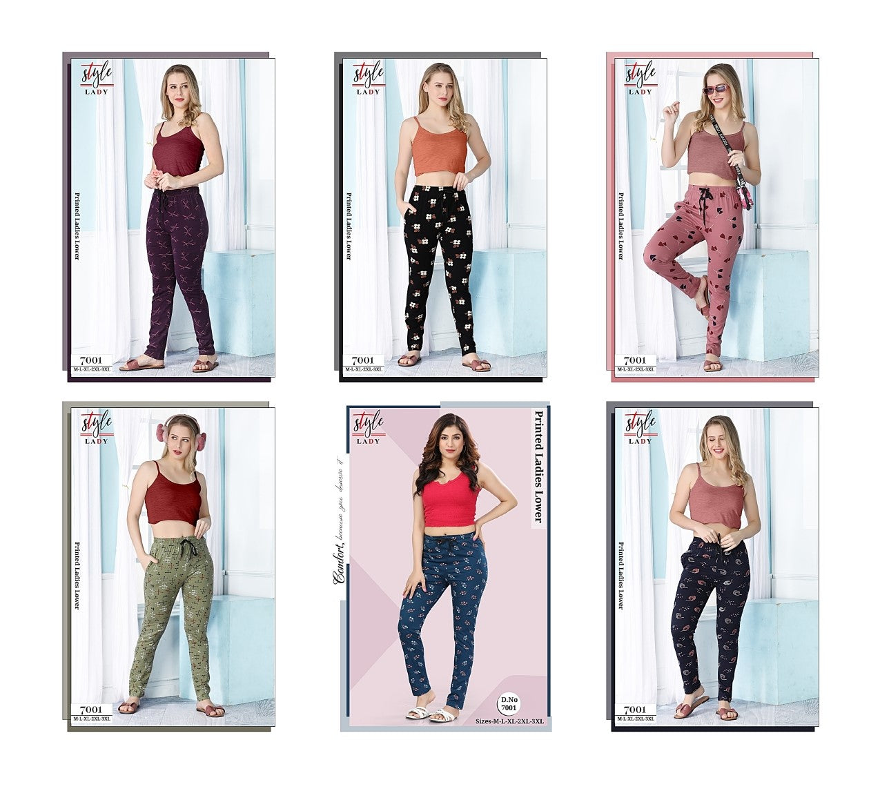 2506 Design 7001 Ladys Sinker Women Night Lower Wholesaler Gujarat