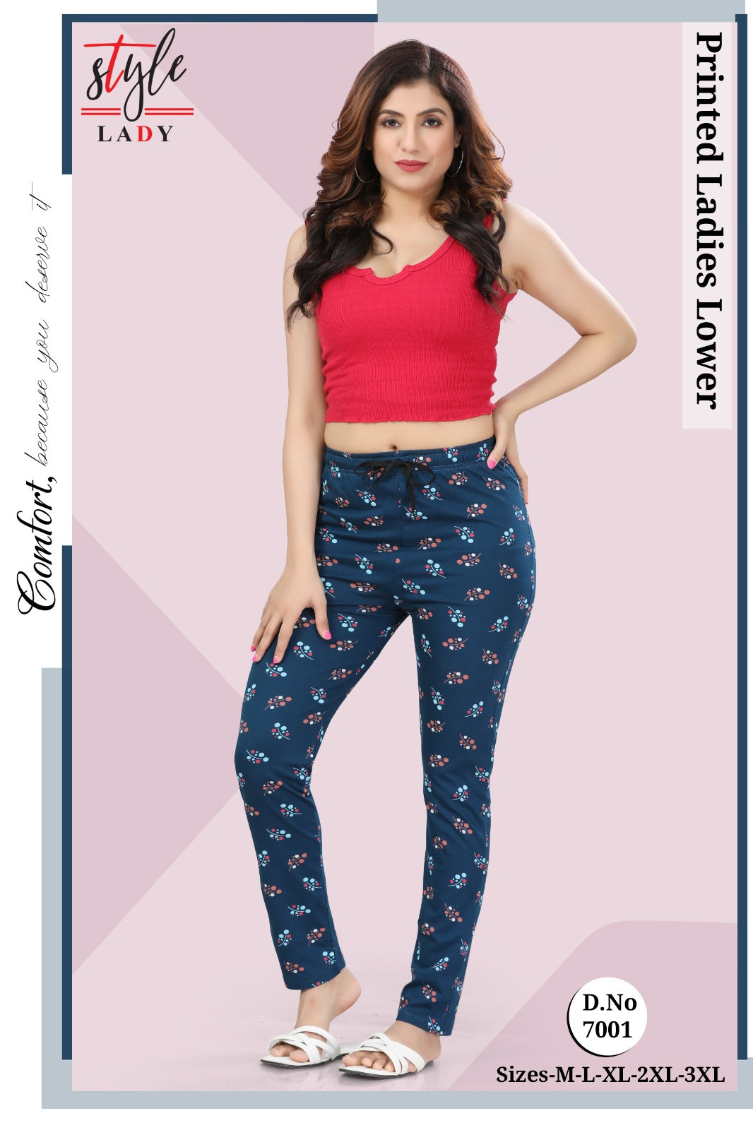 2506 Design 7001 Ladys Sinker Women Night Lower Wholesaler Gujarat