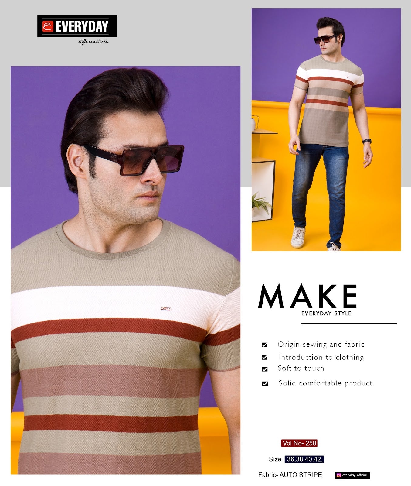 258 Everyday Knit Mens Tshirts