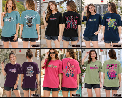 2608 Dn 5080 Vp Biowash Women Oversized Tshirt Wholesale Rate