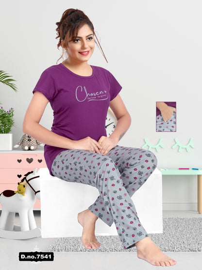 278 Ks Hosiery Sinker Pyjama Night Suits Supplier Gujarat