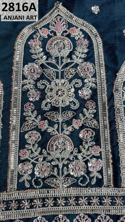 2816Abc Anjani Art Silk Lehenga Choli Manufacturer Gujarat