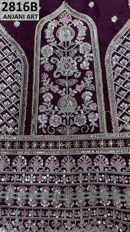 2816Abc Anjani Art Silk Lehenga Choli Manufacturer Gujarat