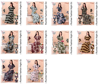 2Xl Size Ruchee Fashion Night Gowns Wholesale Price