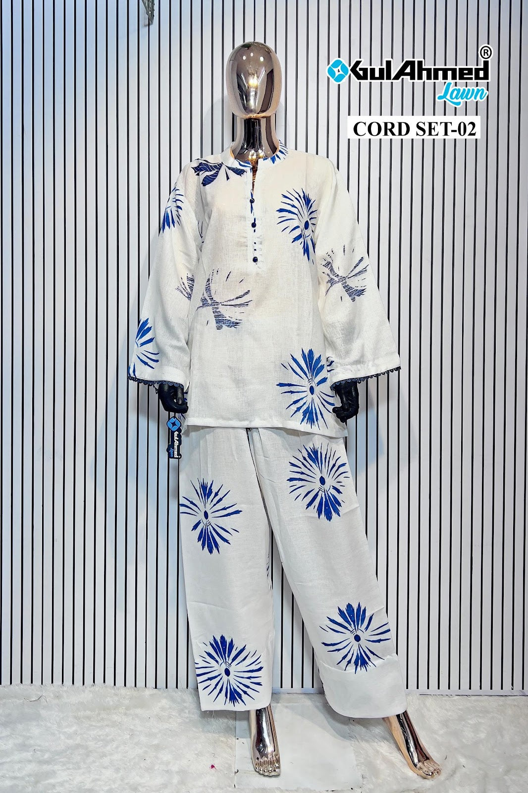 2 Karachi Gul Ahmed Linen Co Ord Set Wholesale Rate