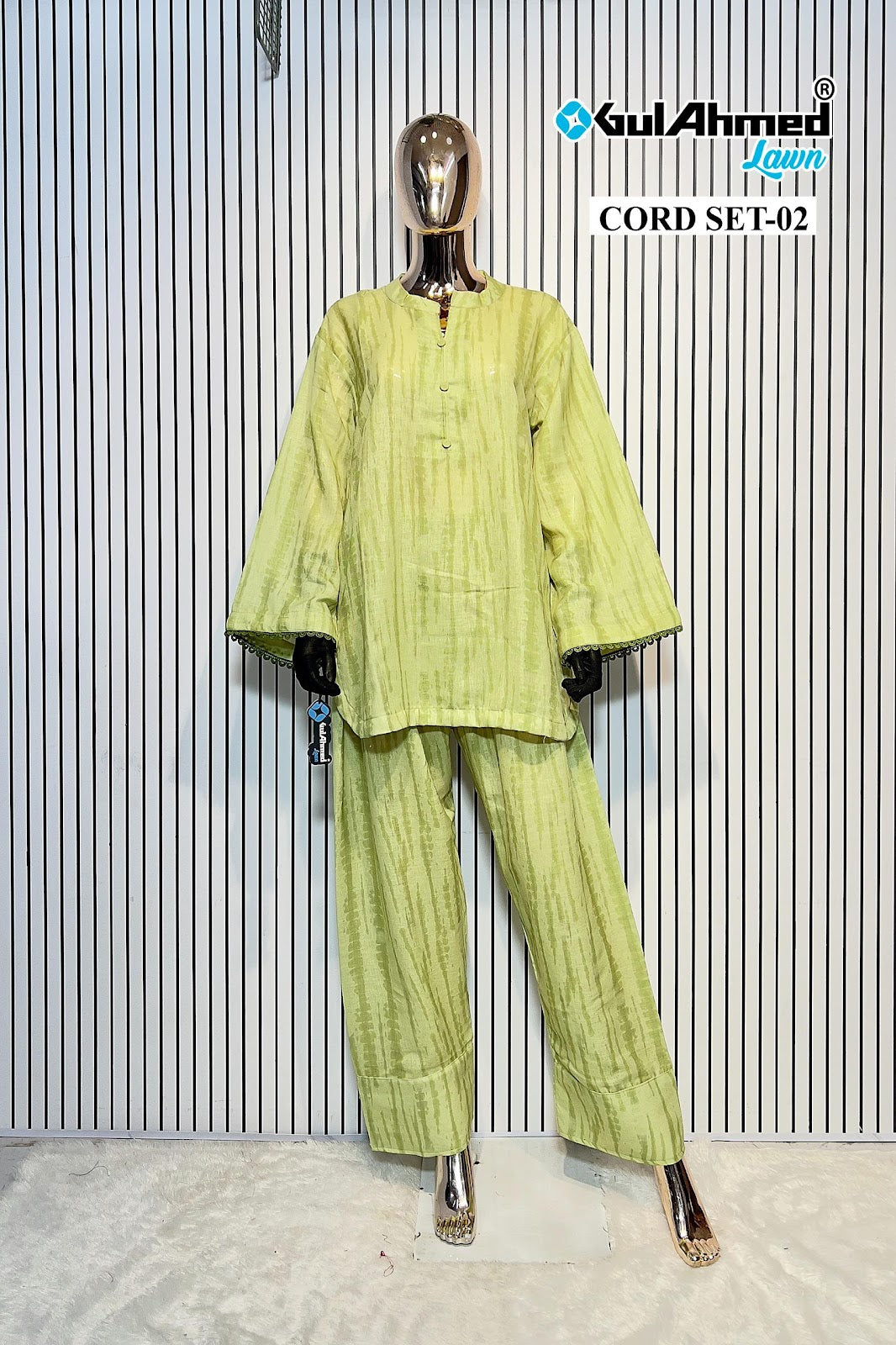 2 Karachi Gul Ahmed Linen Co Ord Set Wholesale Rate