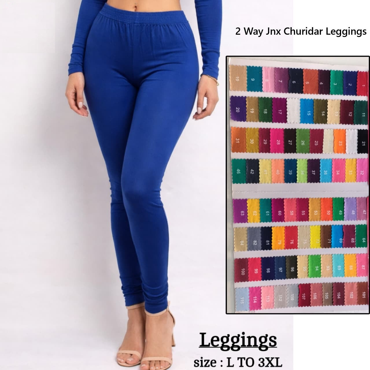 2 Way Jnx Cotton Churidar Leggings Wholesaler India