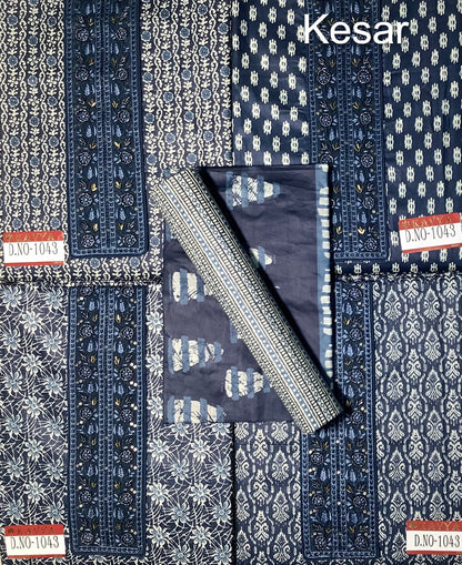 300125 Kavya Kesar Cotton Salwar Suits Exporter Ahmedabad