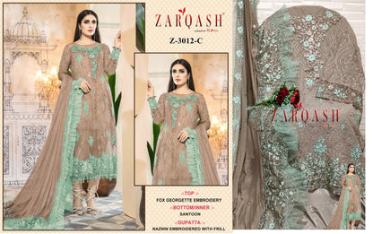 393-New Ziaaz Designs Georgette Pakistani Salwar Suits