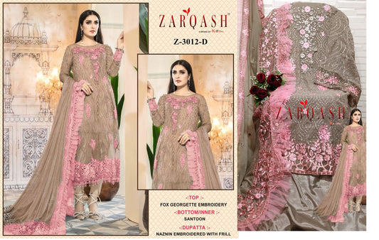393-New Ziaaz Designs Georgette Pakistani Salwar Suits