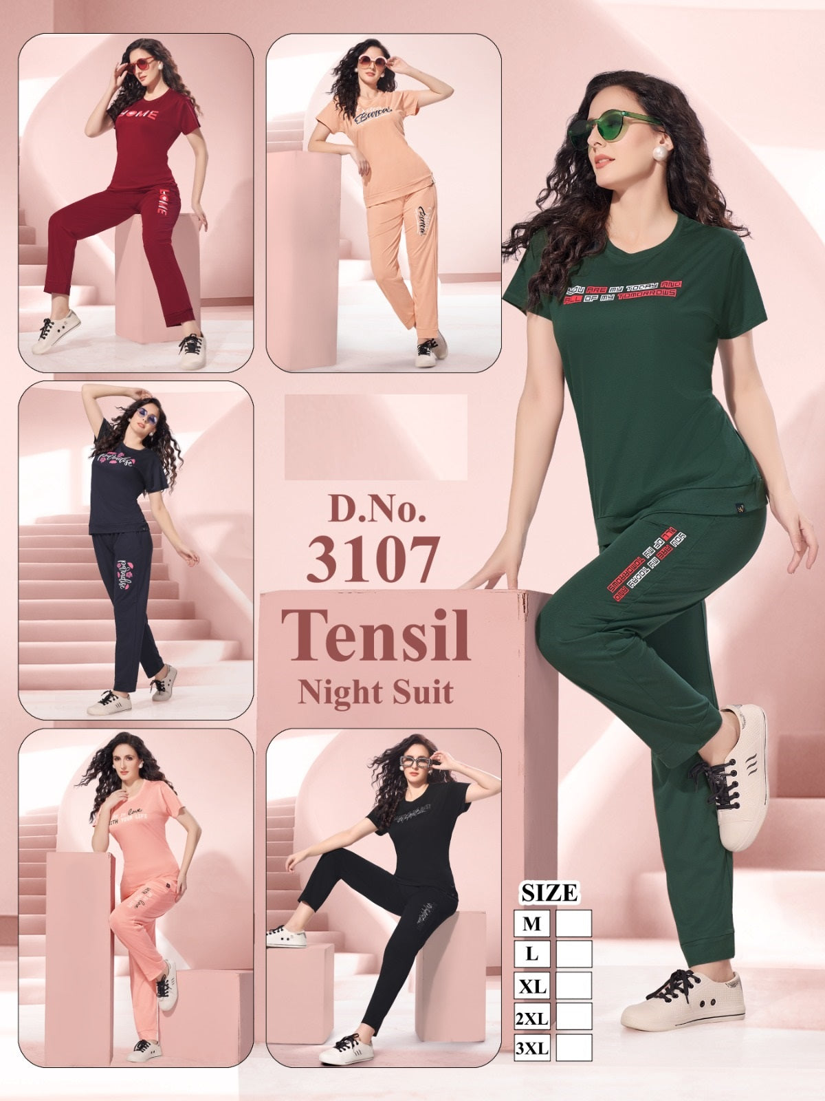 3107 Wld Tencil Co Ord Set Wholesale Price