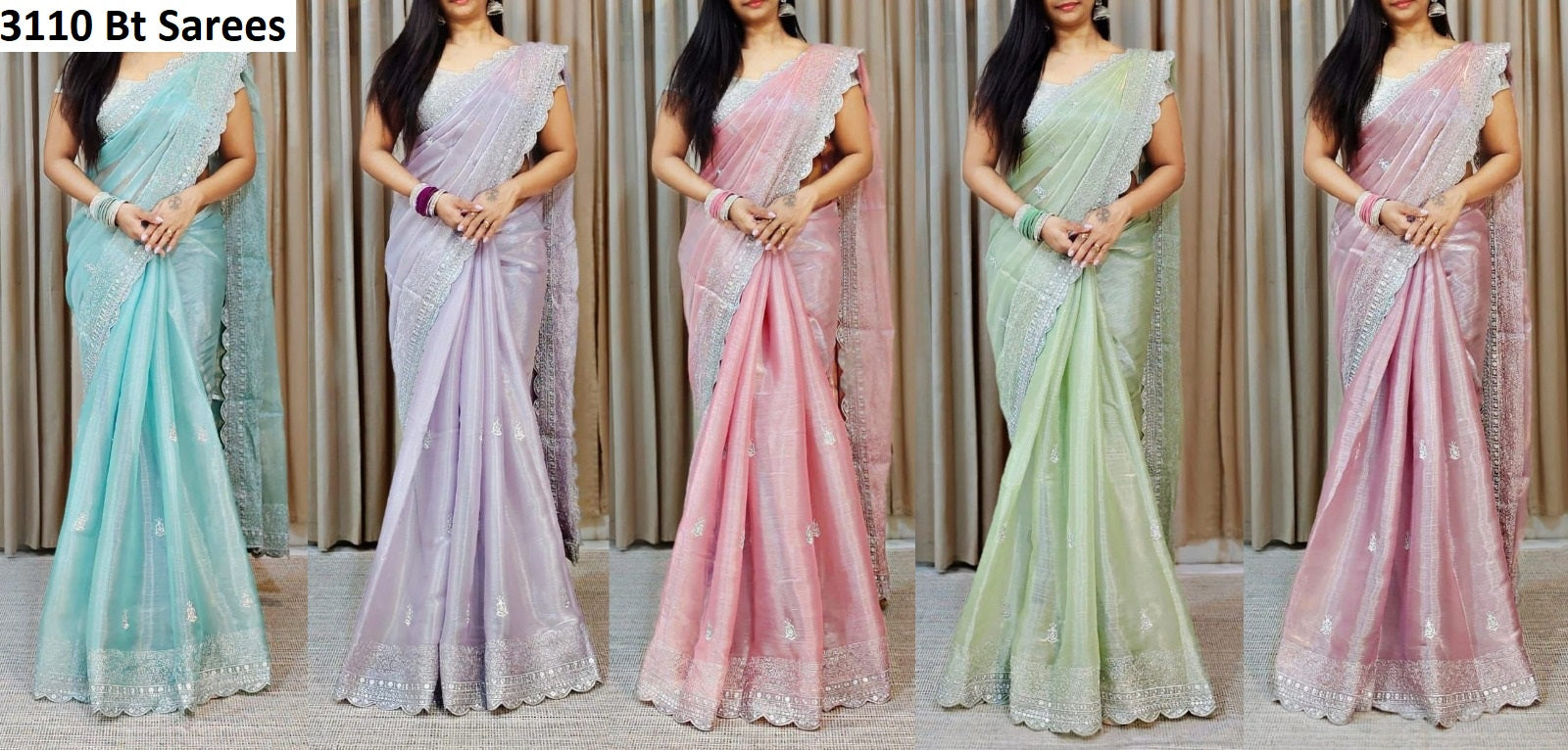 3110 Bt Silk Sarees Exporter Gujarat