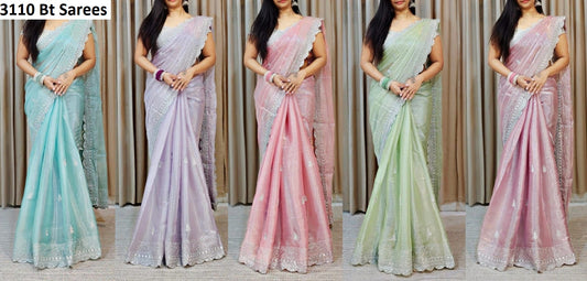 3110 Bt Silk Sarees Exporter Gujarat