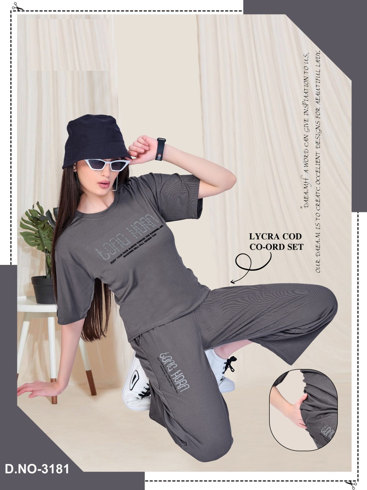 3181 Wld Lycra Co Ord Set Exporter Gujarat