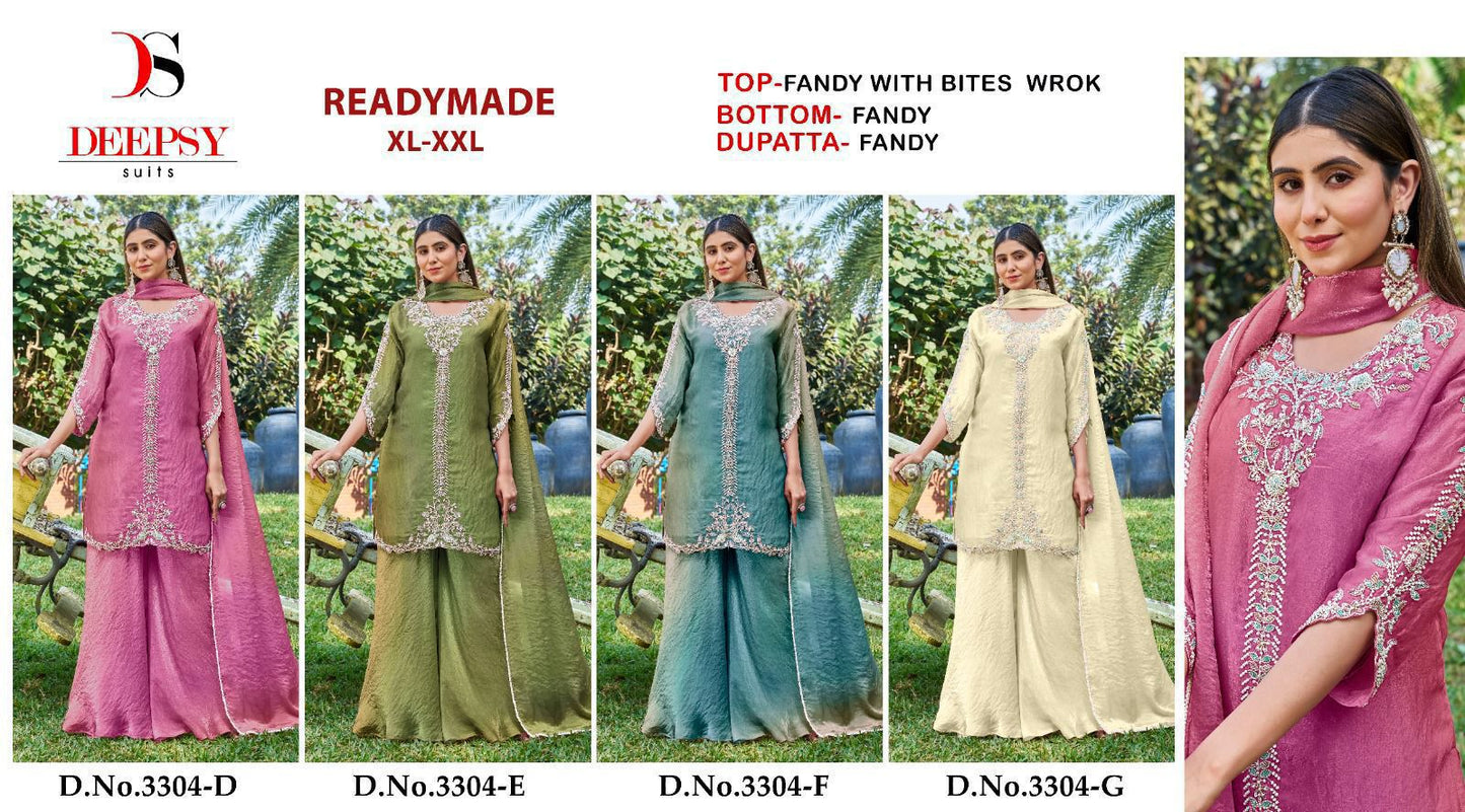 3304 Defg Deepsy Silk Pakistani Readymade Suits Exporter