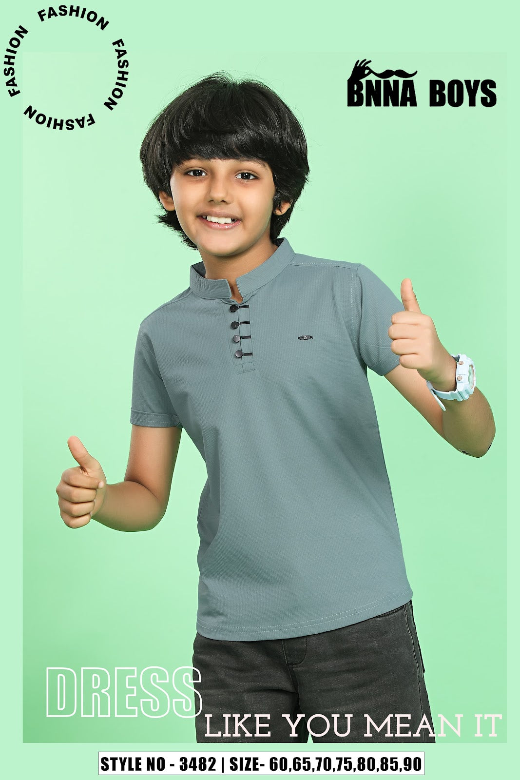 3482 Bnna Imported Boys Kurta Manufacturer Ahmedabad