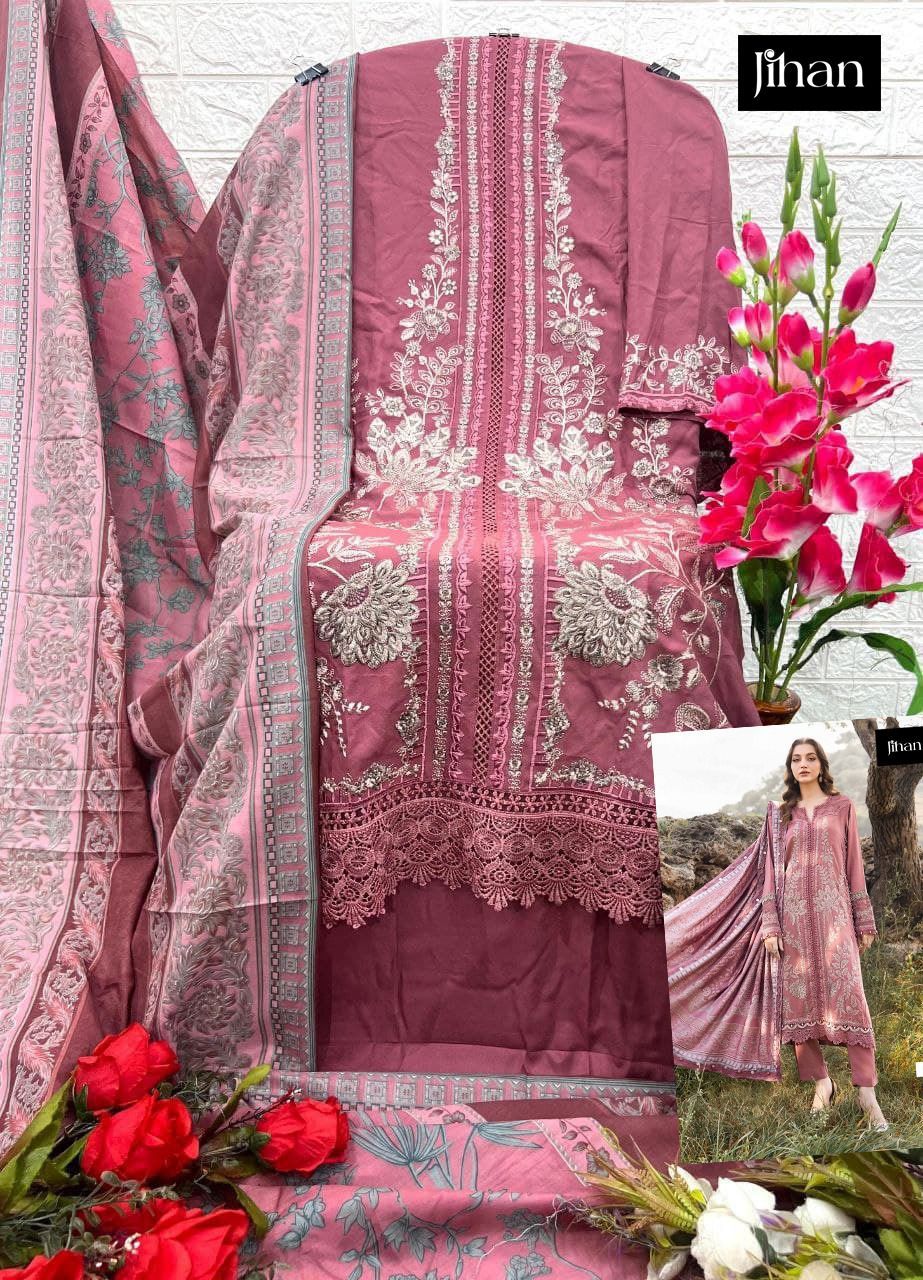 3590 Maria B Exclusive Collection Jihan Heavy Reyon Pakistani Salwar Suits Wholesale Price