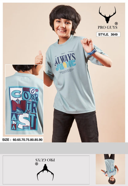 3649 Pro Guys Tencel Lycra Boys Tshirt Wholesaler