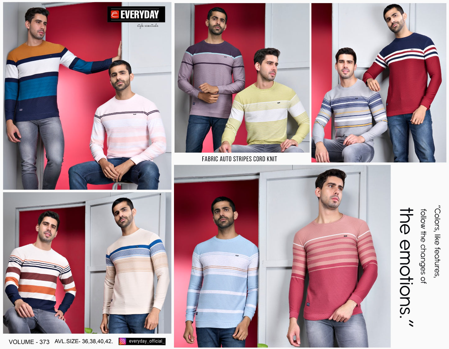 373 Everyday Cod Auto Striper Mens Tshirts Wholesaler Gujarat