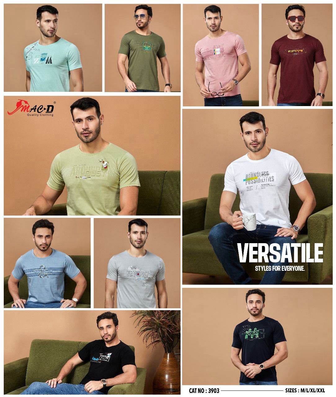 3903 Mac D Mens Tshirts Manufacturer