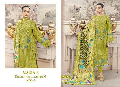3922 Maria B Color Collection Vol 2 Shree Fabs Cotton Pakistani Salwar Suits Exporter Ahmedabad