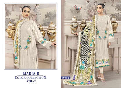 3922 Maria B Color Collection Vol 2 Shree Fabs Cotton Pakistani Salwar Suits Exporter Ahmedabad