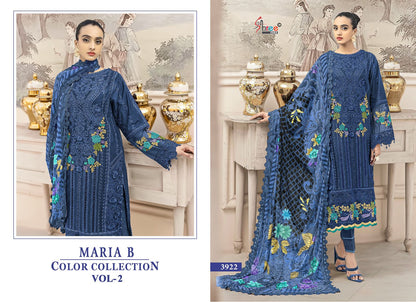 3922 Maria B Color Collection Vol 2 Shree Fabs Cotton Pakistani Salwar Suits Exporter Ahmedabad