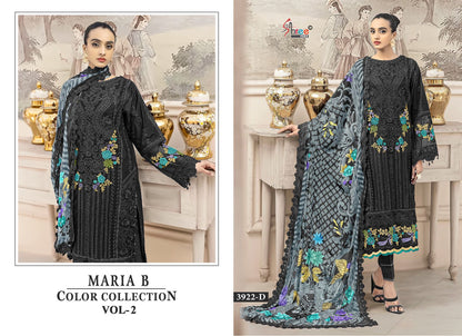 3922 Maria B Color Collection Vol 2 Shree Fabs Cotton Pakistani Salwar Suits Exporter Ahmedabad
