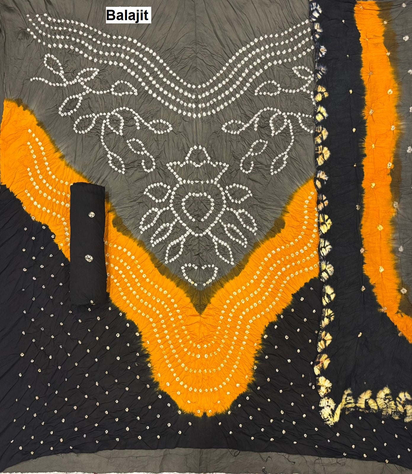 3D Dyeing Balajit Jam Satin Salwar Suits Supplier Ahmedabad