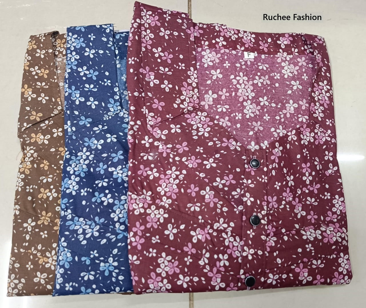 3 Buttons 1103 Ruchee Fashion Feeding Night Gown Wholesale