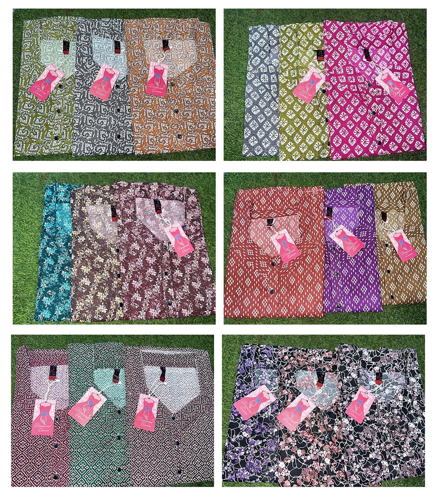 3 Buttons 271224 Diamond Queen Cotton Night Gowns Manufacturer Gujarat