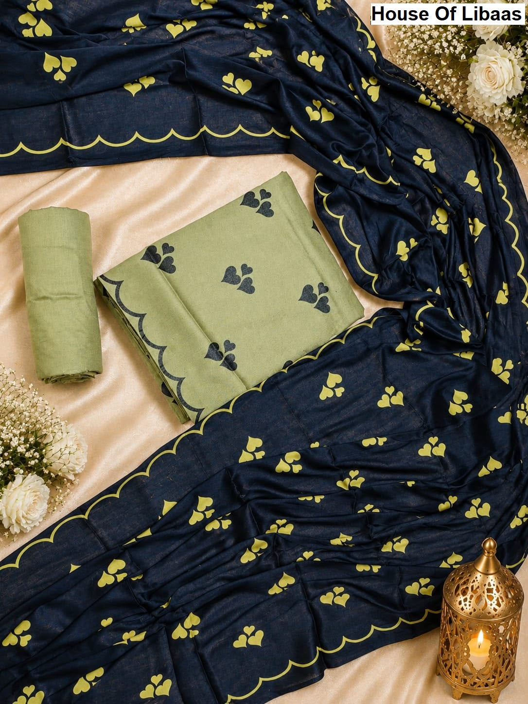 3 Heart Design House Of Libaas Reyon Pant Style Suits Wholesale Price