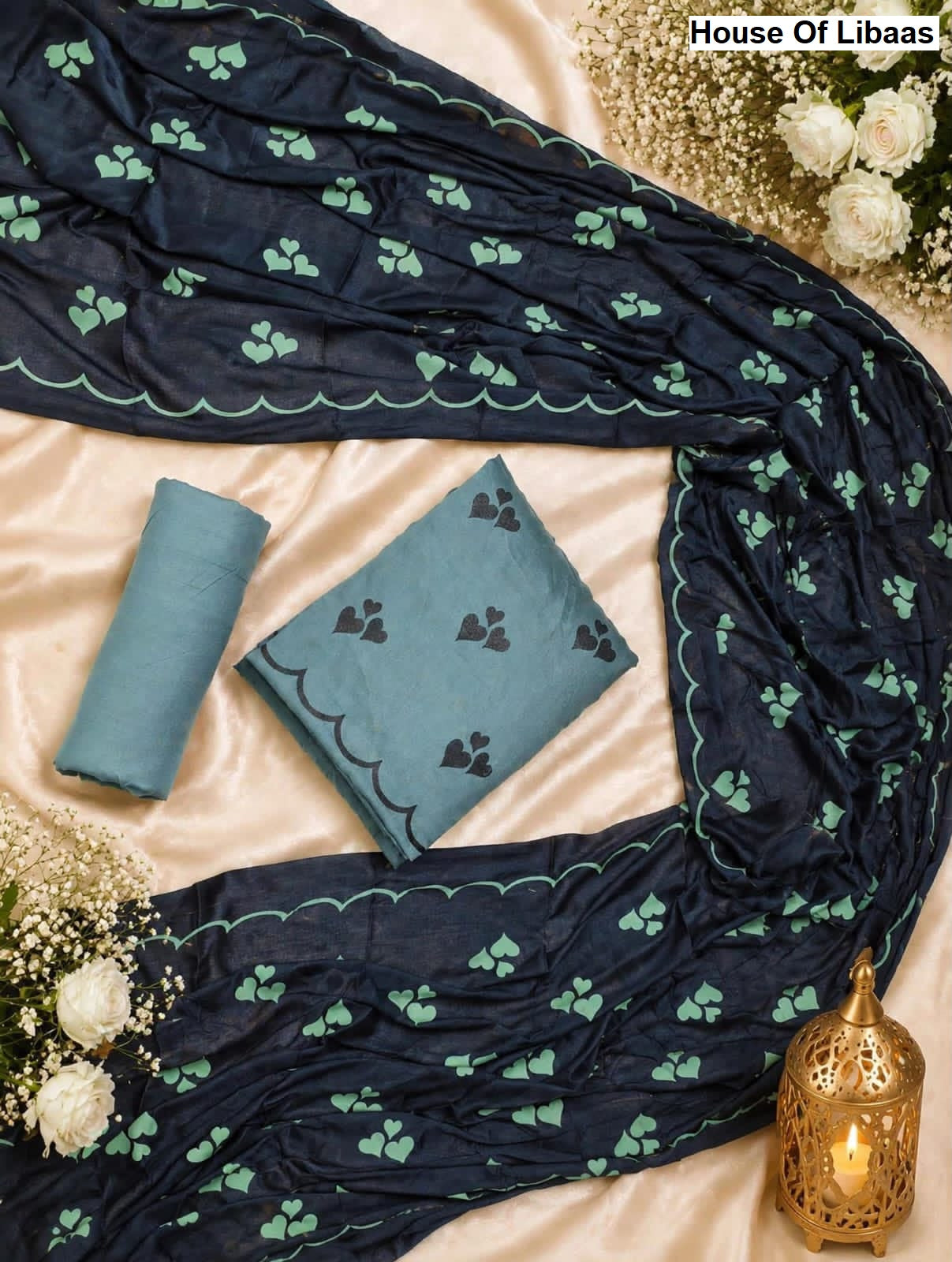 3 Heart Design House Of Libaas Reyon Pant Style Suits Wholesale Price
