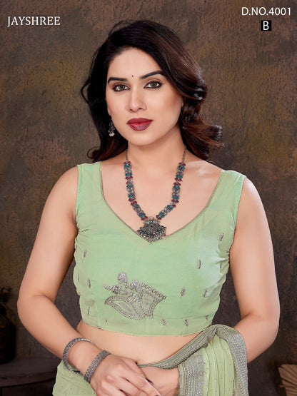 4001 Abcd Jayshree Georgette Sarees Wholesale