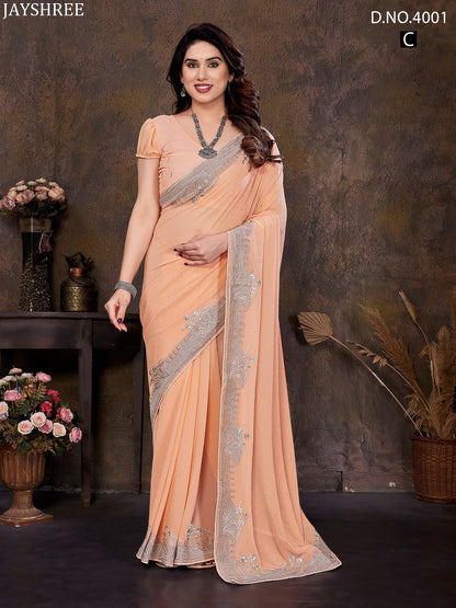 4001 Abcd Jayshree Georgette Sarees Wholesale