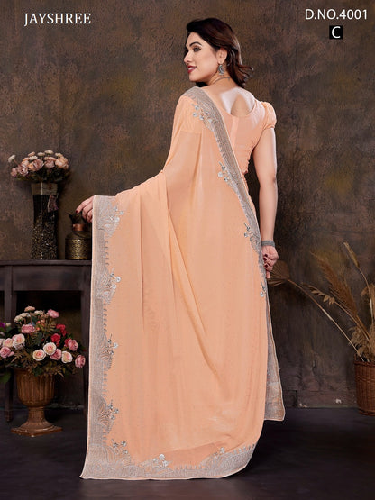 4001 Abcd Jayshree Georgette Sarees Wholesale