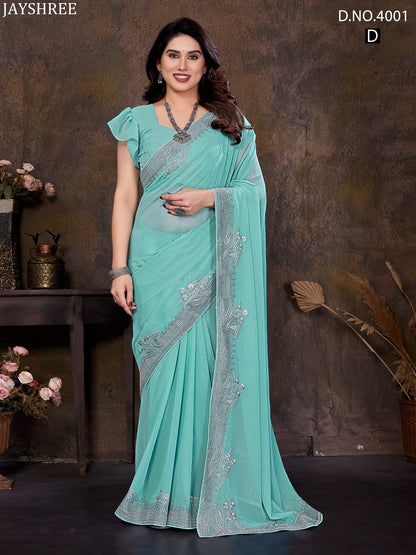 4001 Abcd Jayshree Georgette Sarees Wholesale