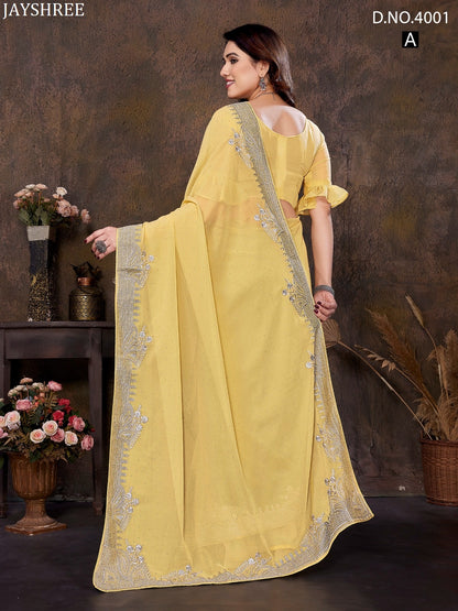 4001 Abcd Jayshree Georgette Sarees Wholesale