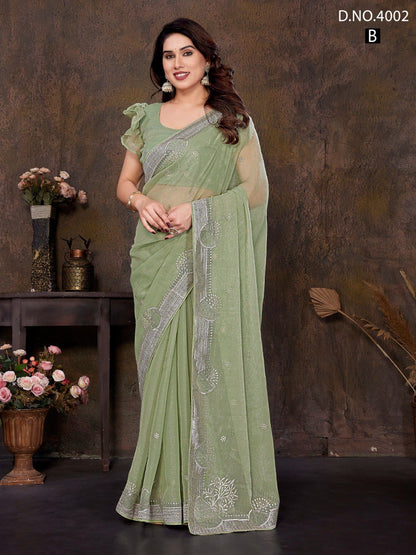4002Abcd Jayshree Simmer Sarees Wholesale Price