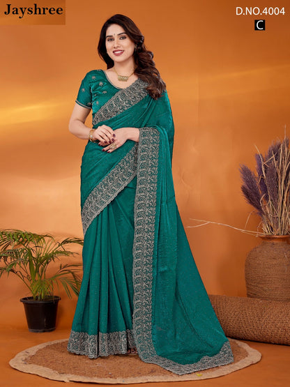 4004Abcd Jayshree Chiffon Sarees Supplier Ahmedabad