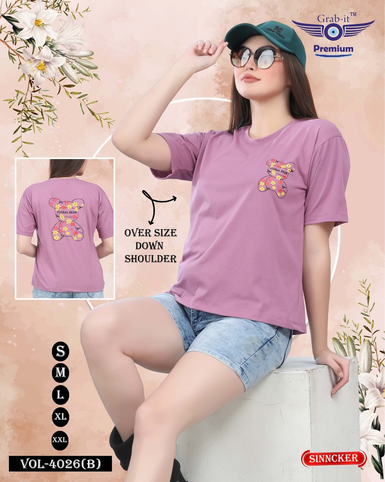 4026 B Grab It Sincker Women Tshirt Wholesale Price