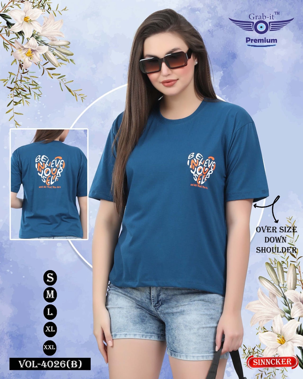 4026 B Grab It Sincker Women Tshirt Wholesale Price