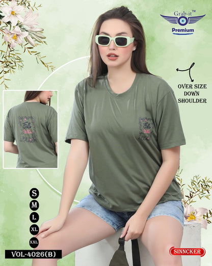4026 B Grab It Sincker Women Tshirt Wholesale Price