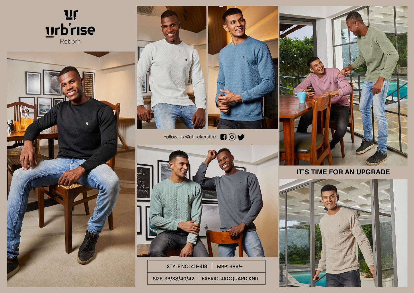 411-418 Urbanrise Imported Mens Tshirts Manufacturer Gujarat