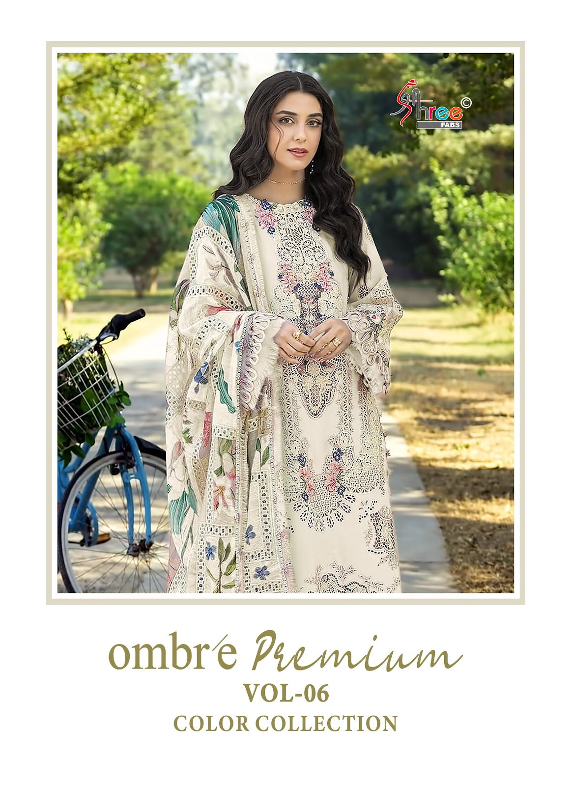 4195 Ijkl Ombre Premium Vol 6 Shree Fabs Cotton Pakistani Salwar Suits Wholesaler