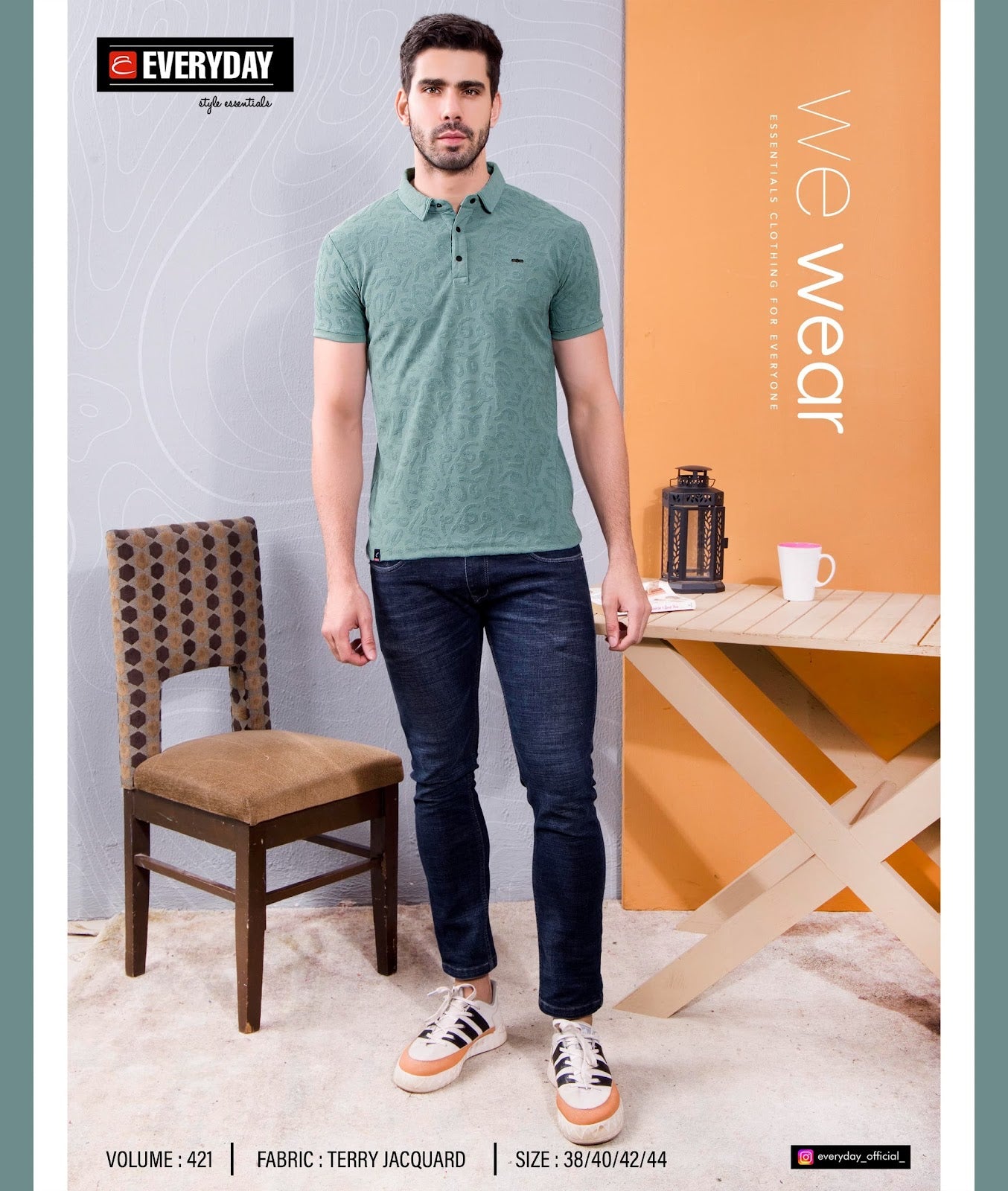 421 Everyday Jacquard Mens Tshirts Exporter Ahmedabad