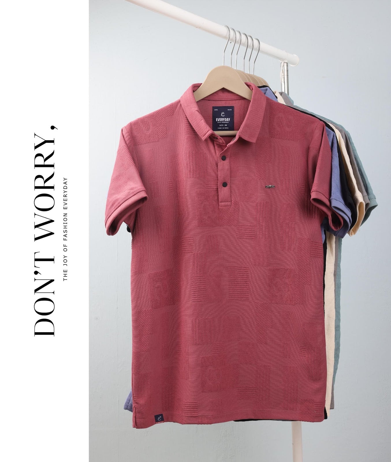 421 Everyday Jacquard Mens Tshirts Exporter Ahmedabad