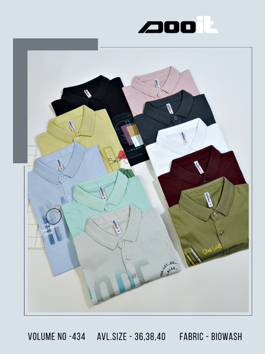 434 Dooit Cotton Biowashed Mens Tshirts Wholesale Price